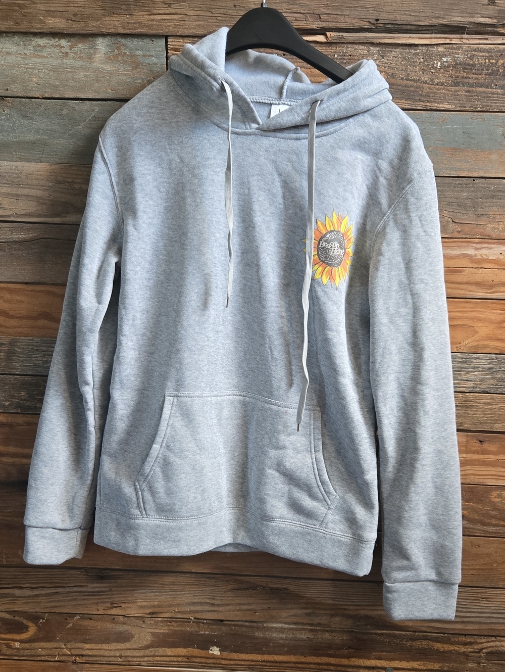 Hoodie with Sunflower Graphic